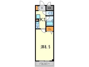 エスポワ－ル西宮北口の物件間取画像